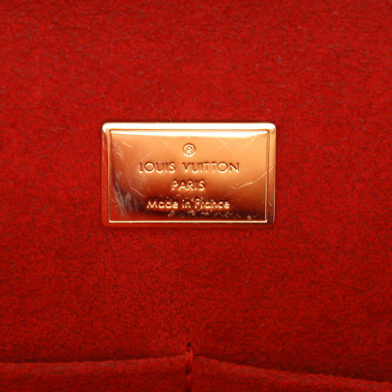 Louis Vuitton  Melrose Avenue handbag  in red monogram patent leather - Detail D2