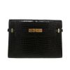 Saint Laurent  Manhattan handbag  in black leather - 360 thumbnail