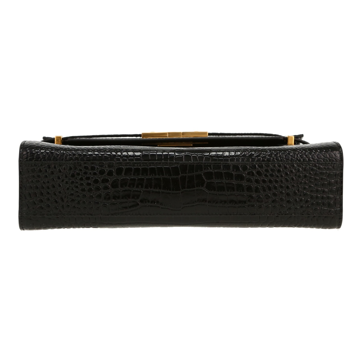 Saint Laurent  Manhattan handbag  in black leather - Detail D1
