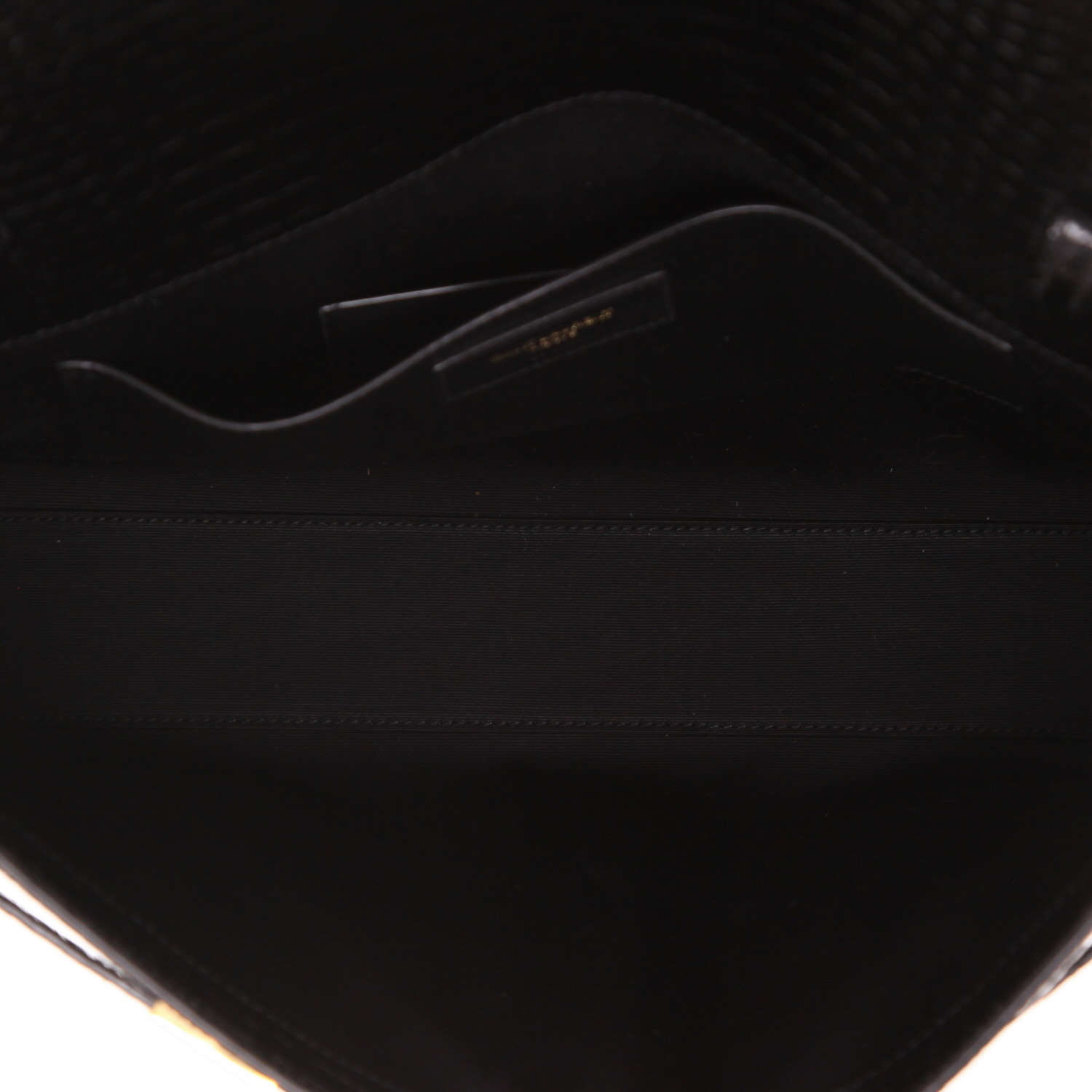 Saint Laurent  Manhattan handbag  in black leather - Detail D3