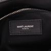 Saint Laurent  Loulou medium model  shoulder bag  in black chevron quilted leather - Detail D2 thumbnail