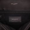 Sac bandoulière Saint Laurent  Loulou Puffer grand modèle  en cuir matelassé chevrons noir - Detail D2 thumbnail
