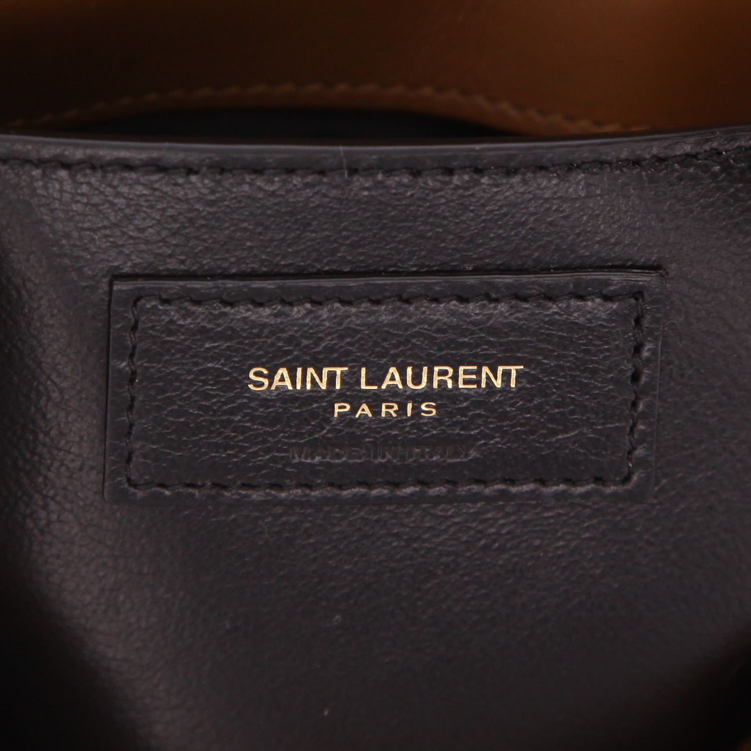 Borsa a tracolla Saint Laurent  Loulou in Veau velours marrone - Detail D2