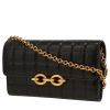 Sac à main Saint Laurent  Le Maillon en cuir matelassé noir - 00pp thumbnail