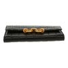 Bolso de mano Saint Laurent  Le Maillon en cuero acolchado negro - Detail D1 thumbnail