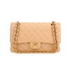 Sac à main Chanel  Timeless Classic en cuir grainé matelassé beige - 360 thumbnail