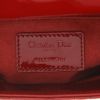 Bolso de mano Dior  Lady Dior en charol rojo - Detail D2 thumbnail
