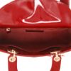 Bolso de mano Dior  Lady Dior en charol rojo - Detail D3 thumbnail