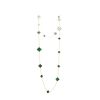 Van Cleef 
Arpels Magic Alhambra long necklace in yellow gold and malachite - 360 thumbnail