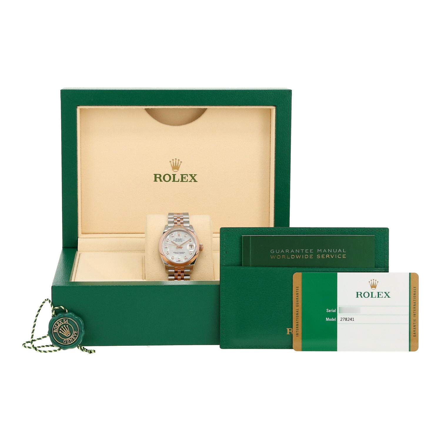 Reloj Rolex Datejust de oro y acero Ref: Rolex - 278241  Circa 2020 - Detail D2