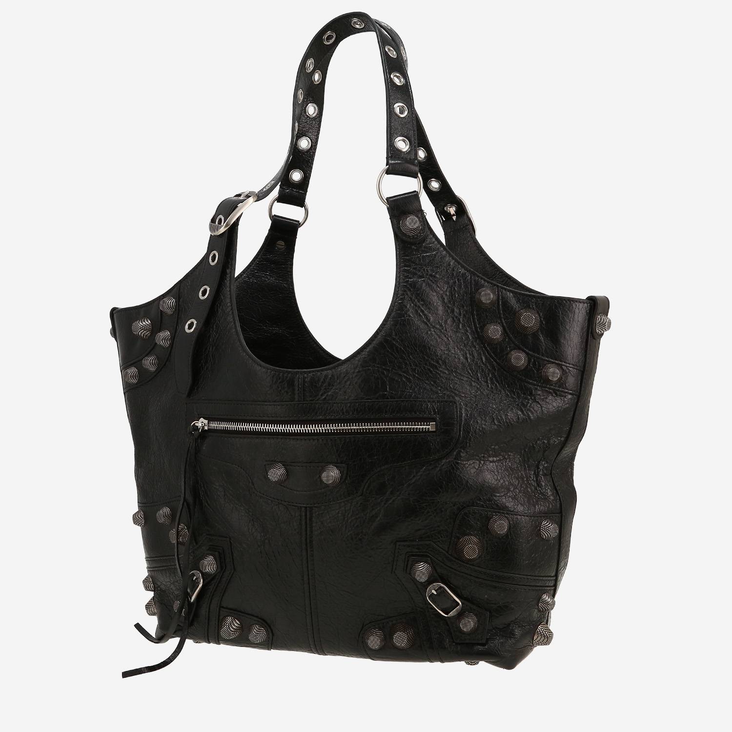 Shopping bag Balenciaga  Cagole Carry All in pelle nera