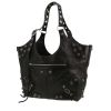 Sac cabas Balenciaga  Cagole Carry All en cuir noir - 00pp thumbnail