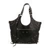 Bolso Cabás Balenciaga  Cagole Carry All en cuero negro - 360 thumbnail