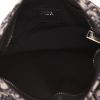 Dior  Saddle Messenger shoulder bag  in blue and grey monogram canvas Oblique  and black leather - Detail D3 thumbnail