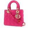 Sac à main Dior  Lady Dior en cuir cannage rose - 00pp thumbnail