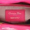 Sac à main Dior  Lady Dior en cuir cannage rose - Detail D2 thumbnail