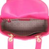 Borsa Dior  Lady Dior in pelle cannage rosa - Detail D3 thumbnail