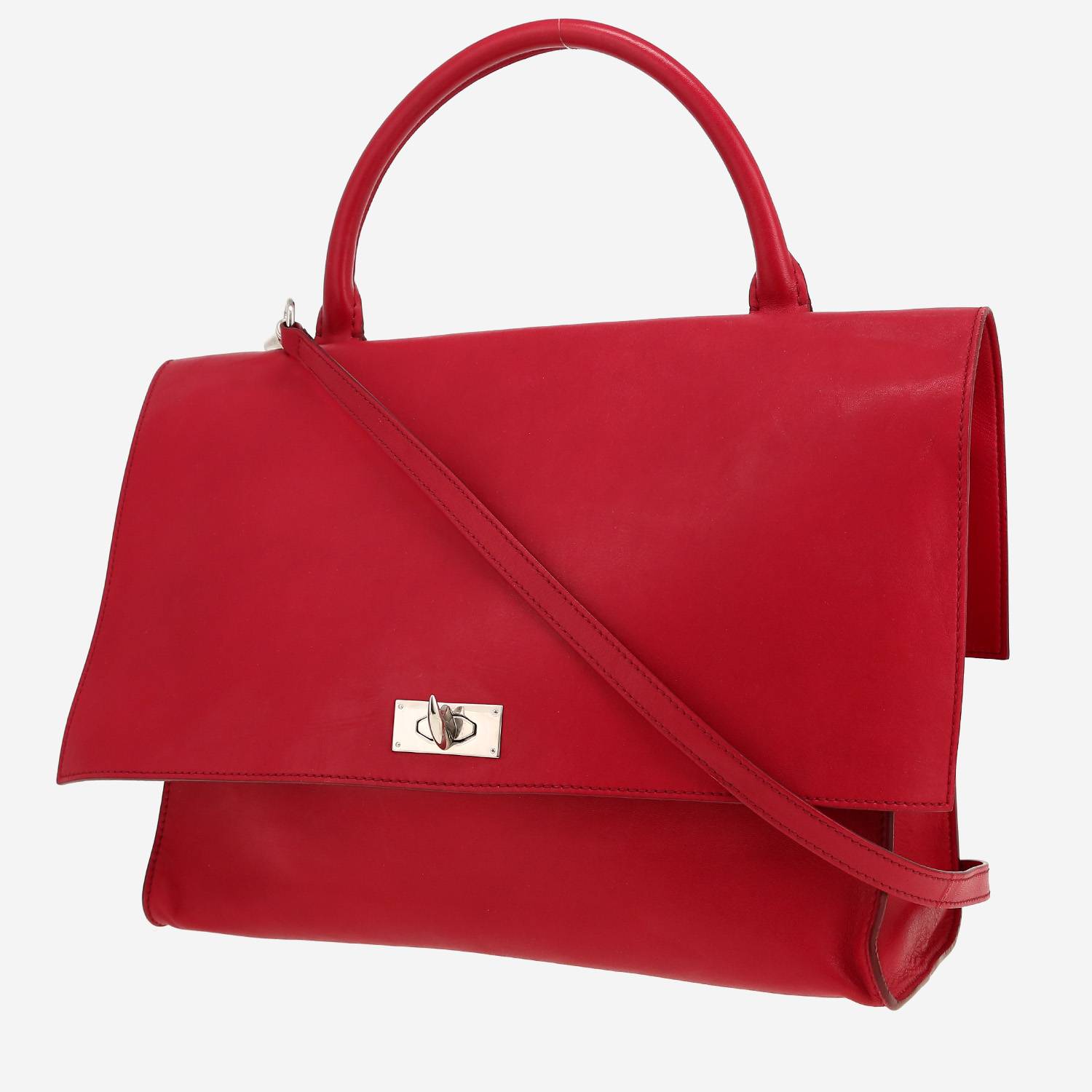 Givenchy  Shark handbag  in red leather