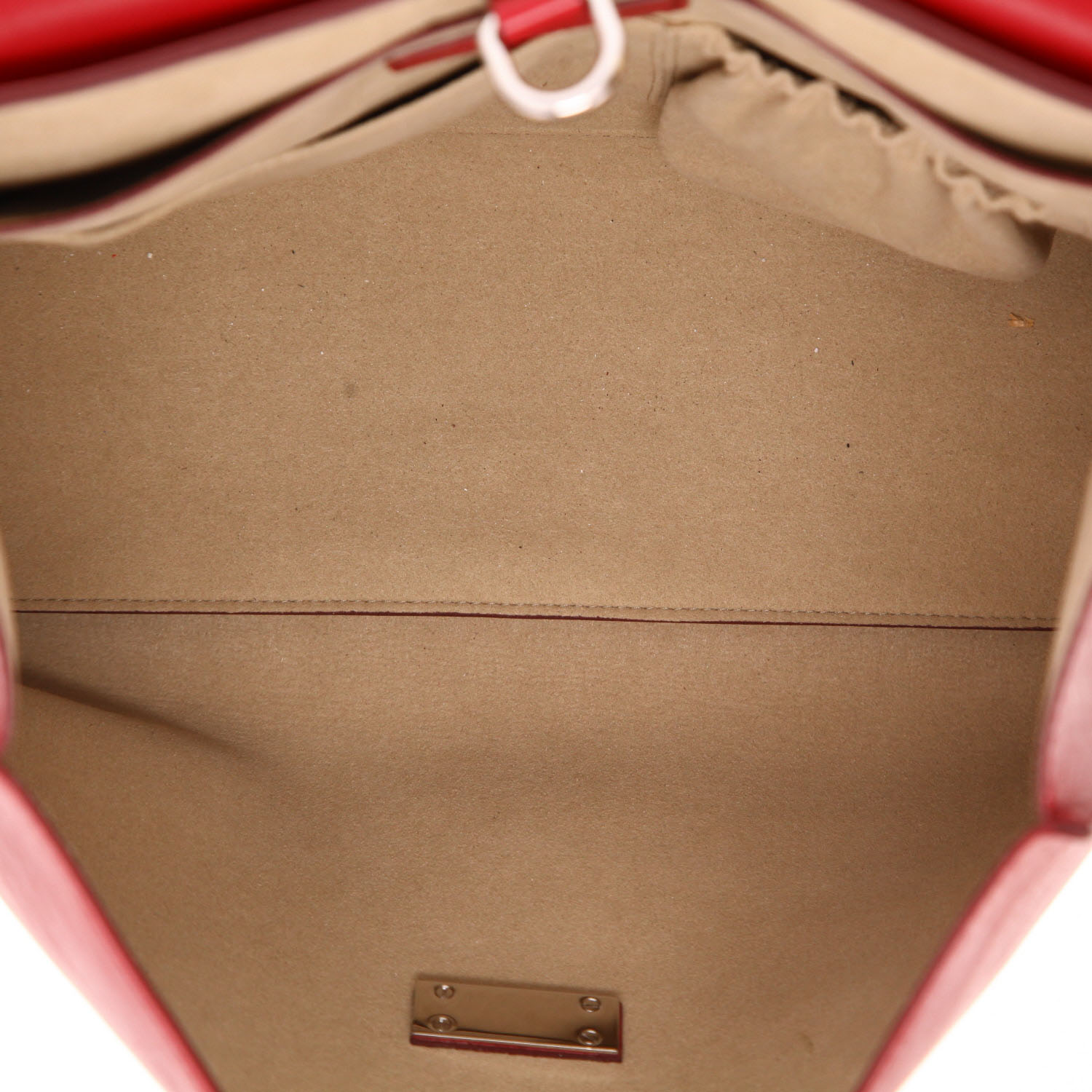 Bolso de mano Givenchy  Shark en cuero rojo - Detail D3