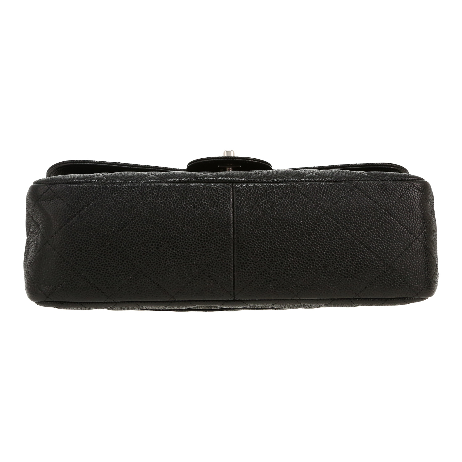 Bolso bandolera Chanel  Timeless Jumbo en cuero granulado acolchado negro - Detail D1