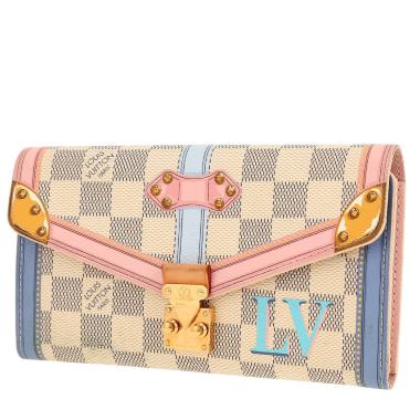 Louis Vuitton  Pallas shoulder bag  in azur damier canvas