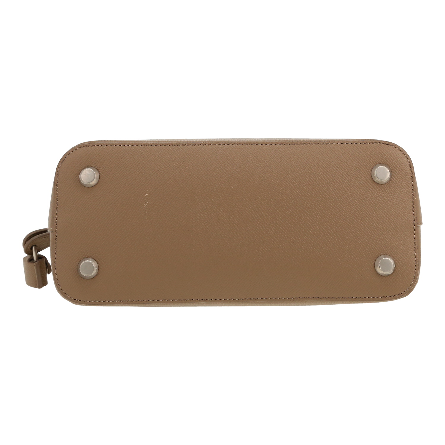 Bolso bandolera Balenciaga  Ville Top Handle en cuero granulado color topo - Detail D1