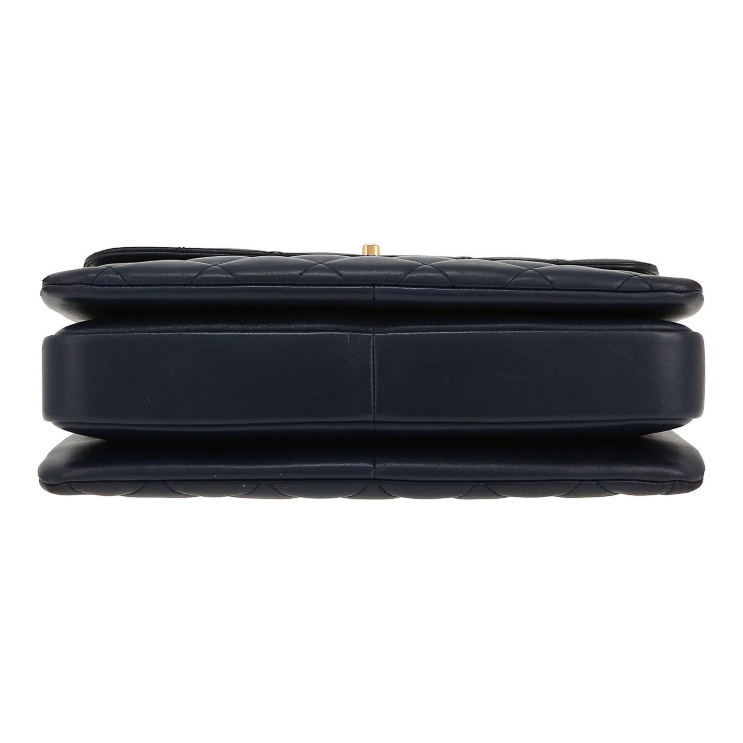 Sac à main Chanel  Trendy CC en cuir matelassé bleu-marine - Detail D1