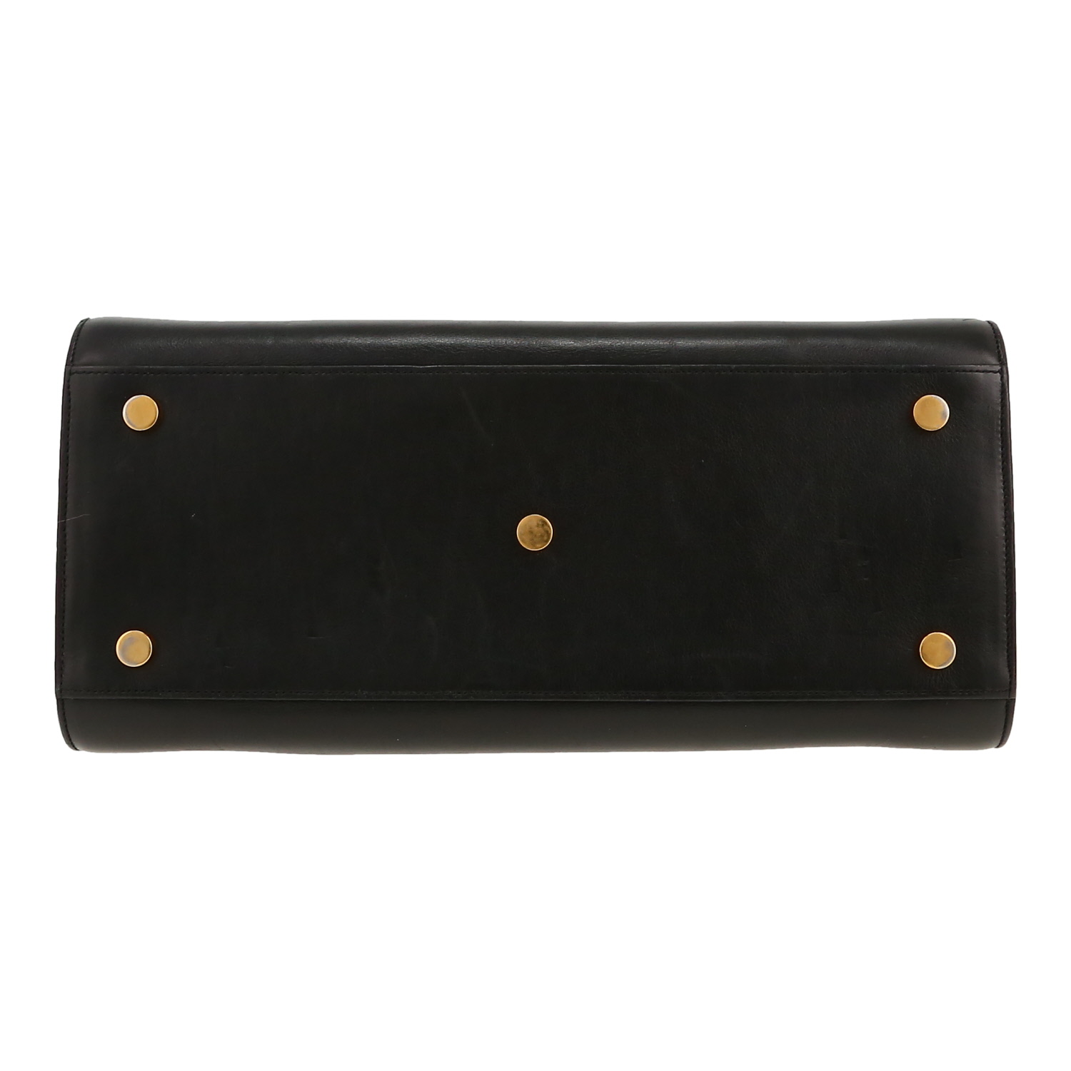 Saint Laurent  Sac de jour handbag  in black leather - Detail D1