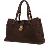 Borsa Bottega Veneta  Roma in pelle intrecciata marrone - 00pp thumbnail