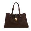 Borsa Bottega Veneta  Roma in pelle intrecciata marrone - 360 thumbnail