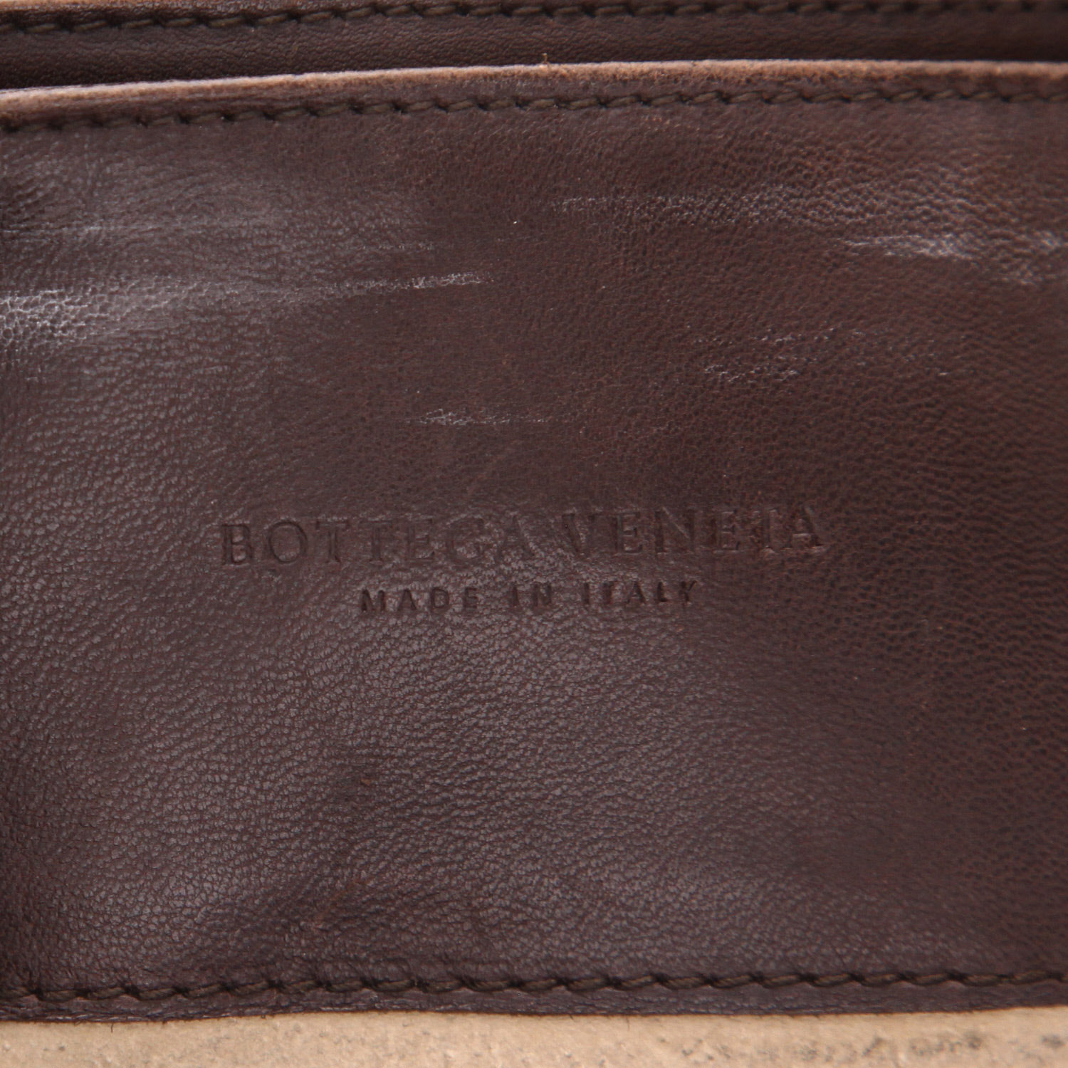 Sac à main Bottega Veneta  Roma en cuir intrecciato marron - Detail D2
