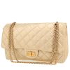 Chanel  2.55 shoulder bag  in gold quilted leather - 00pp thumbnail