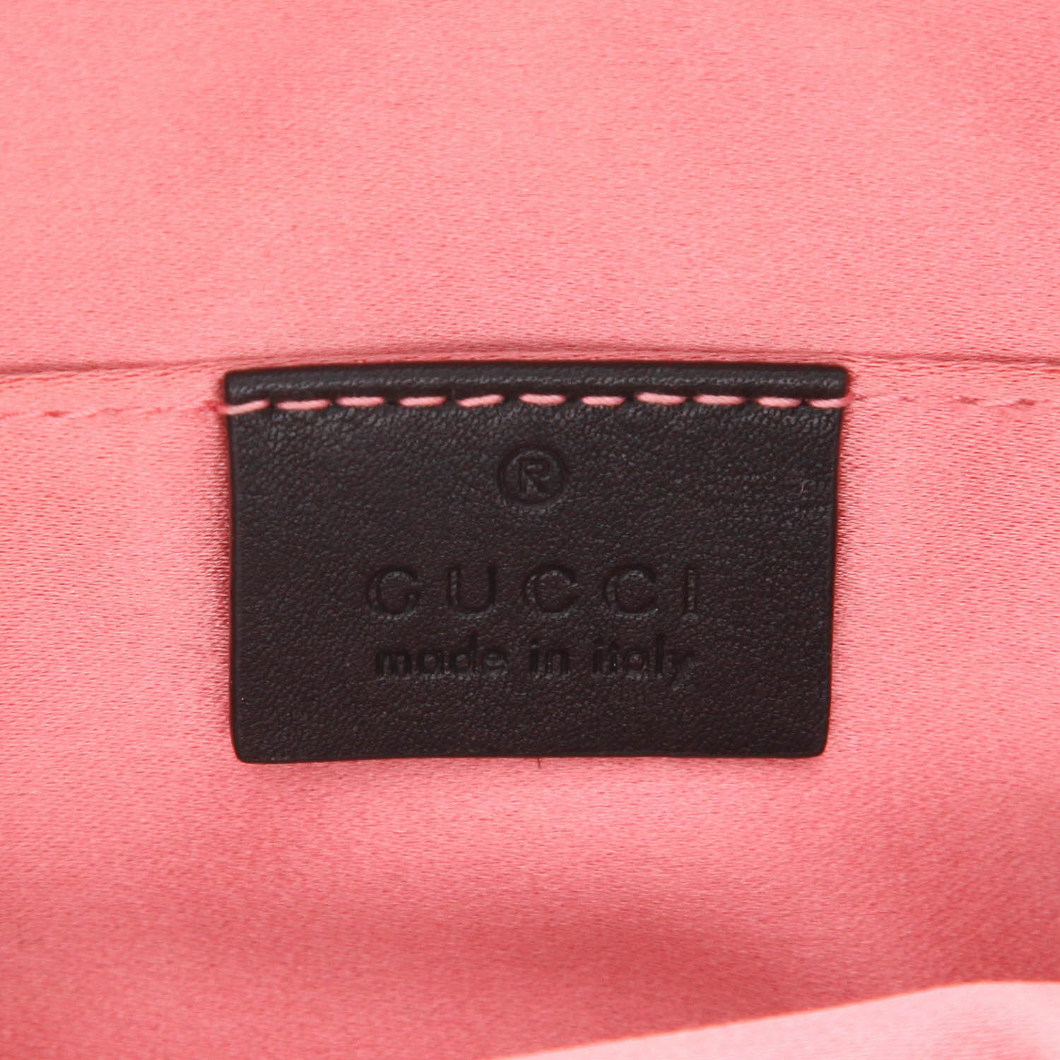 Gucci  GG Marmont clutch-belt clutch-belt  in black velvet - Detail D2
