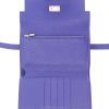 Portefeuille Hermès  Kelly wallet en cuir Mysore bleu - Detail D3 thumbnail