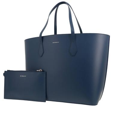 Sac cabas Givenchy   en cuir lisse bleu-marine