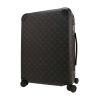 Valise rigide Louis Vuitton  Horizon 55 en toile monogram noire et grise et cuir noir - 00pp thumbnail