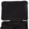 Valise rigide Louis Vuitton  Horizon 55 en toile monogram noire et grise et cuir noir - Detail D5 thumbnail