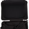 Valise rigide Louis Vuitton  Horizon 55 en toile monogram noire et grise et cuir noir - Detail D6 thumbnail