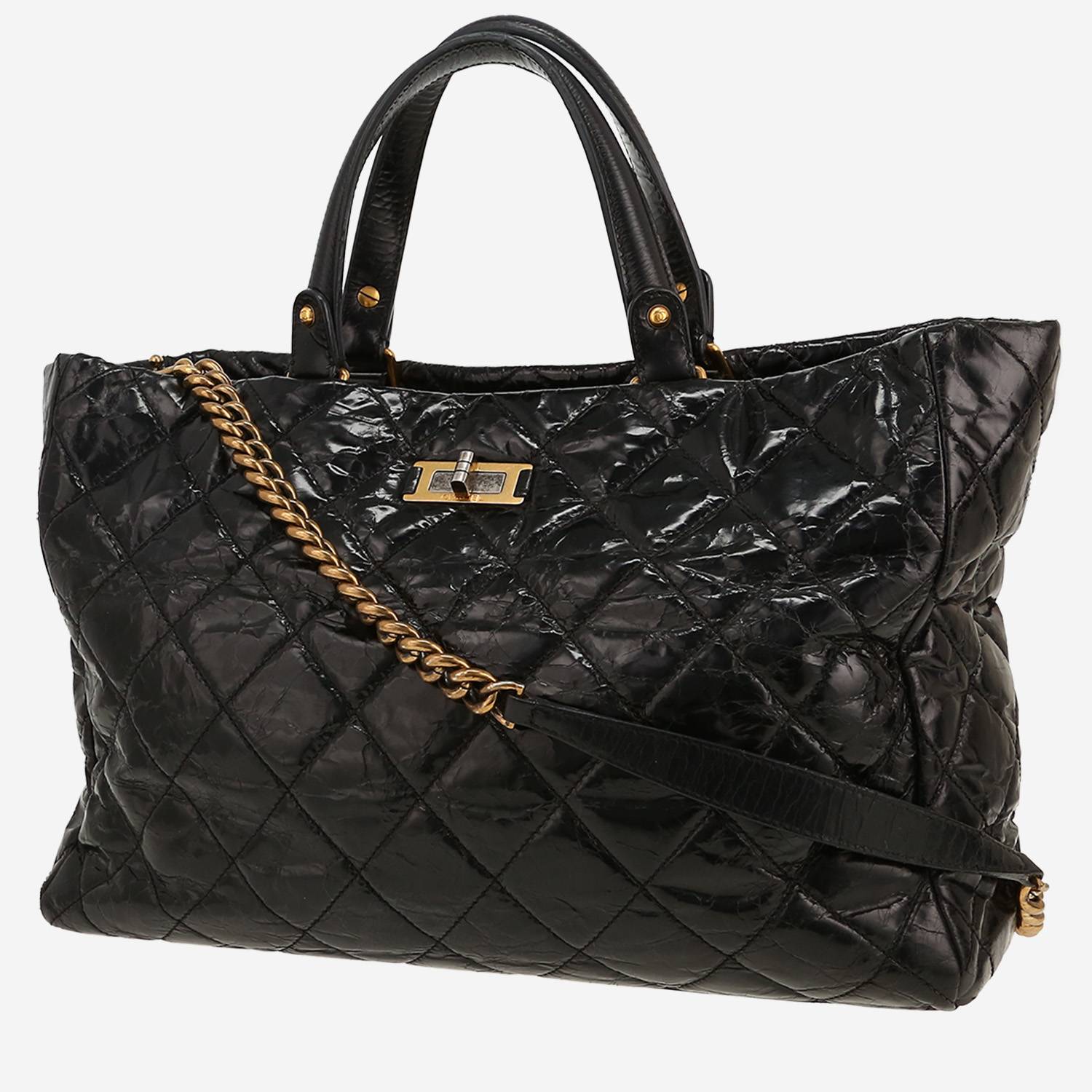 Shopping bag Chanel   in pelle trapuntata nera