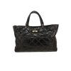 Sac cabas Chanel   en cuir matelassé noir - 360 thumbnail