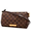 Louis Vuitton  Eva shoulder bag  in ebene damier canvas  and brown leather - 00pp thumbnail
