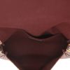 Louis Vuitton  Eva shoulder bag  in ebene damier canvas  and brown leather - Detail D3 thumbnail