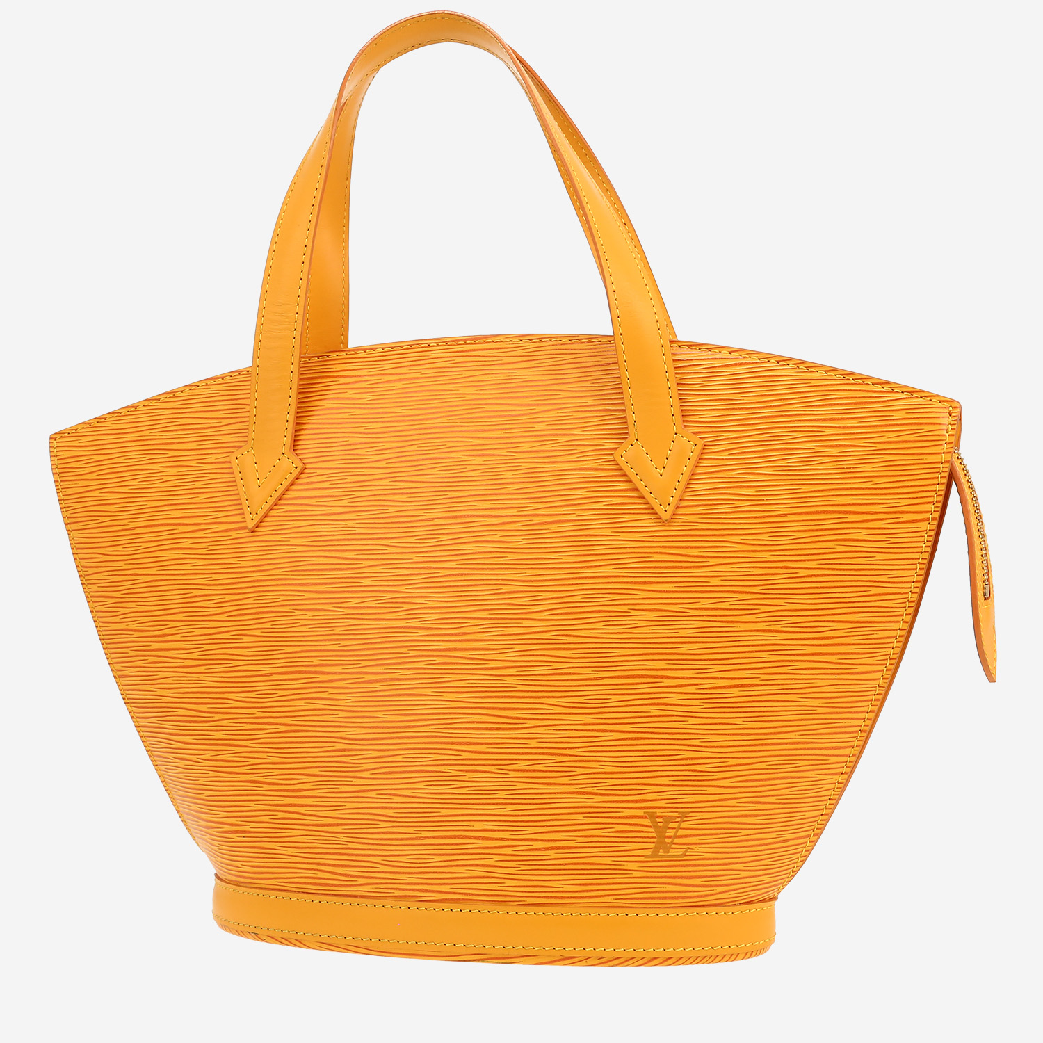 Sac à main Louis Vuitton  Saint Jacques en cuir épi jaune