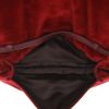 Saint Laurent  Vintage pouch  in burgundy velvet - Detail D3 thumbnail