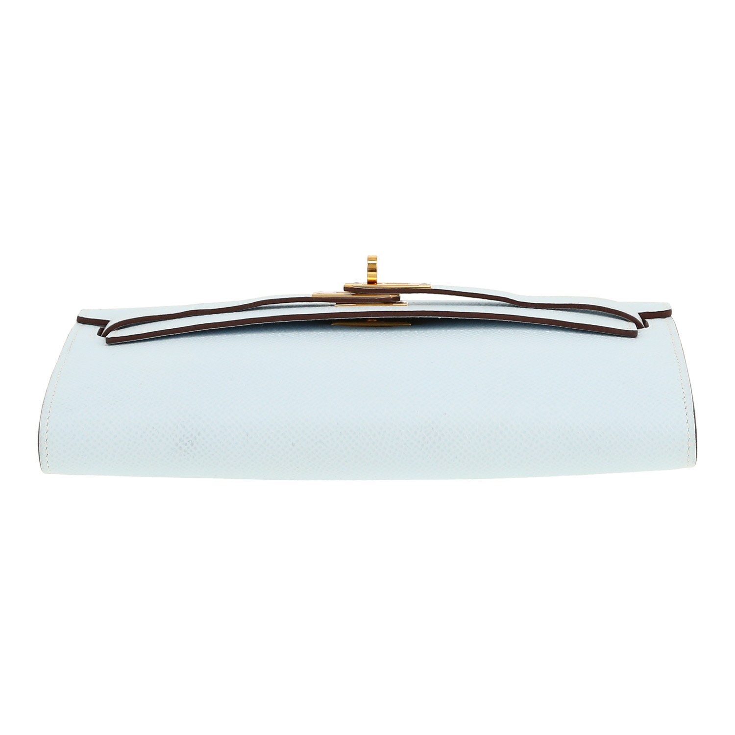 Hermès Kelly To Go bag/clutch in blue Epsom leather - Detail D1