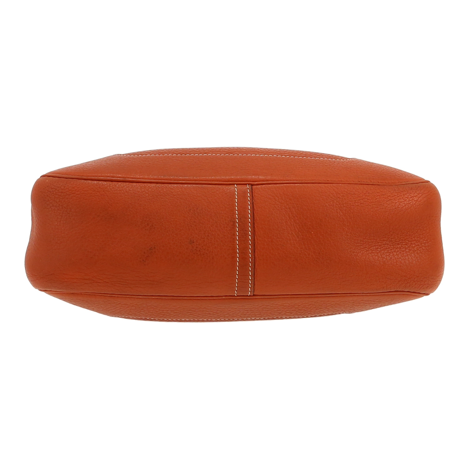 Hermès  Trim bag worn on the shoulder or carried in the hand  in gold leather taurillon clémence - Detail D1