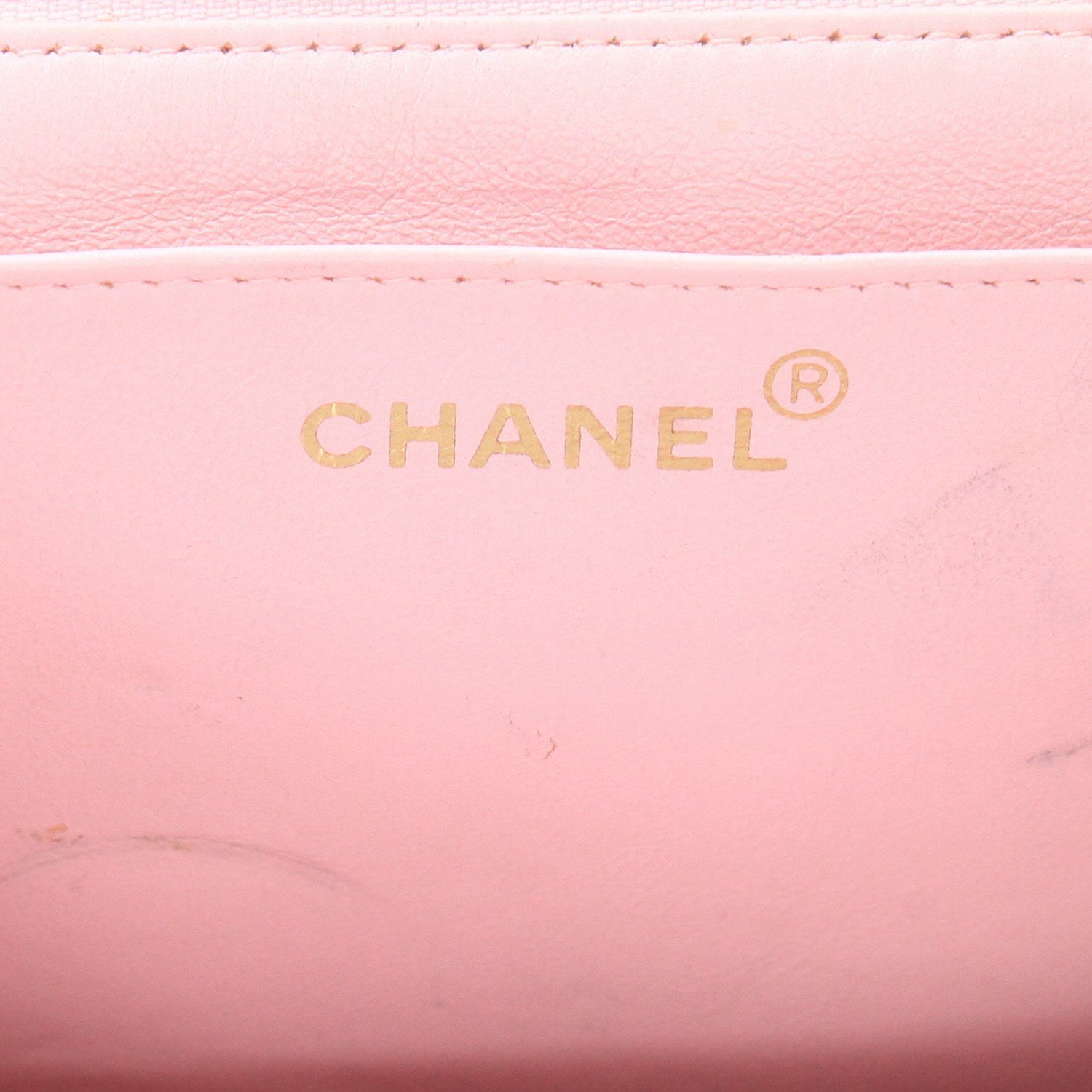 Bolso bandolera Chanel  Timeless Maxi Jumbo en lona acolchada rosa - Detail D2