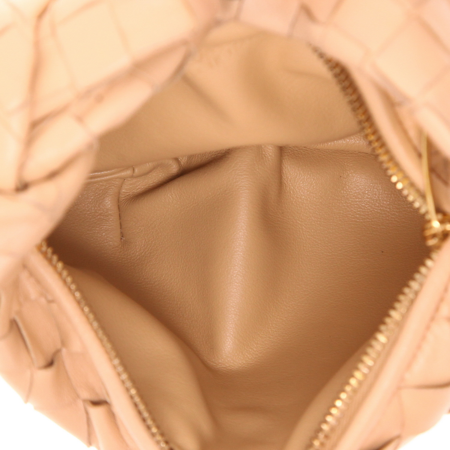 Borsa Bottega Veneta  Jodie in pelle intrecciata beige - Detail D3