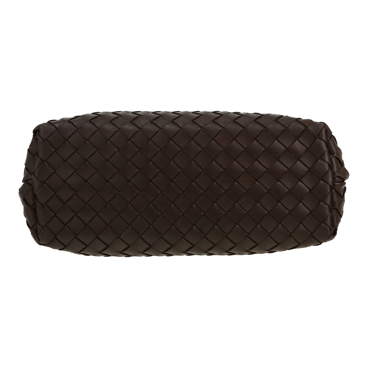 Bolso bandolera Bottega Veneta  Andiamo modelo mediano  en cuero intrecciato marrón - Detail D1