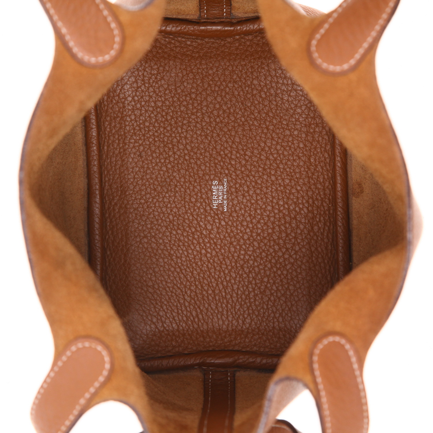 Borsa Hermès  Picotin 18 cm in pelle taurillon clemence gold - Detail D3